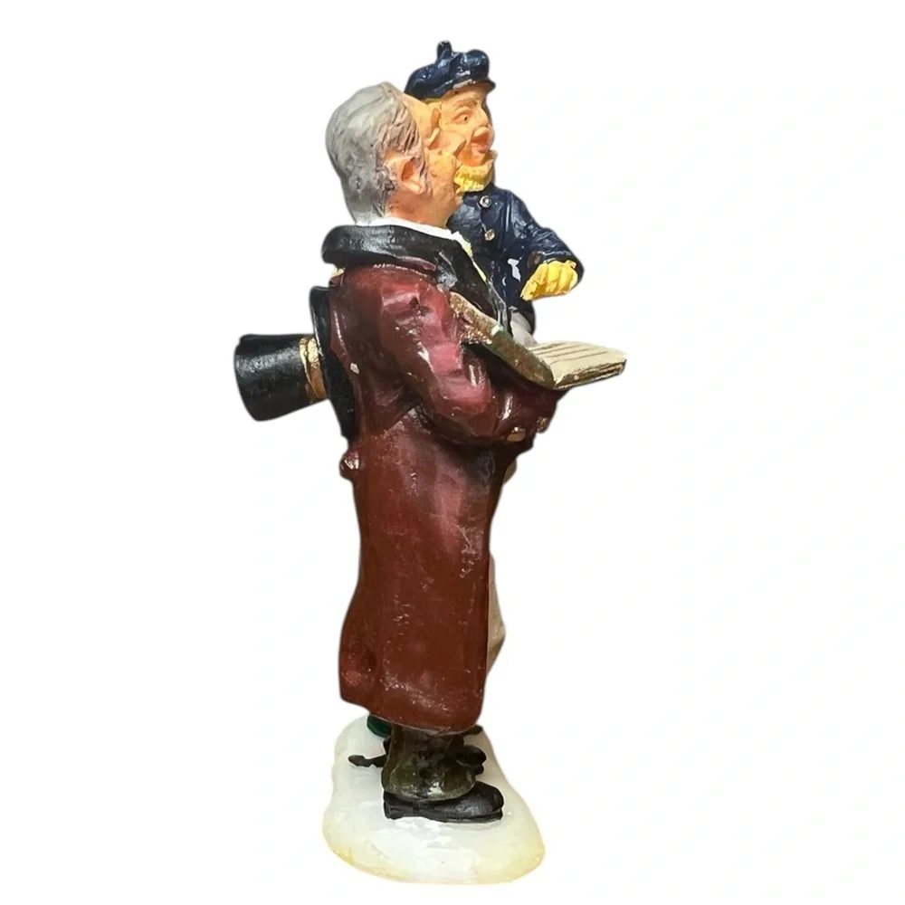 Vintage Lemax Carolling With Granddaddy‎ Christmas Village Figurines #92286